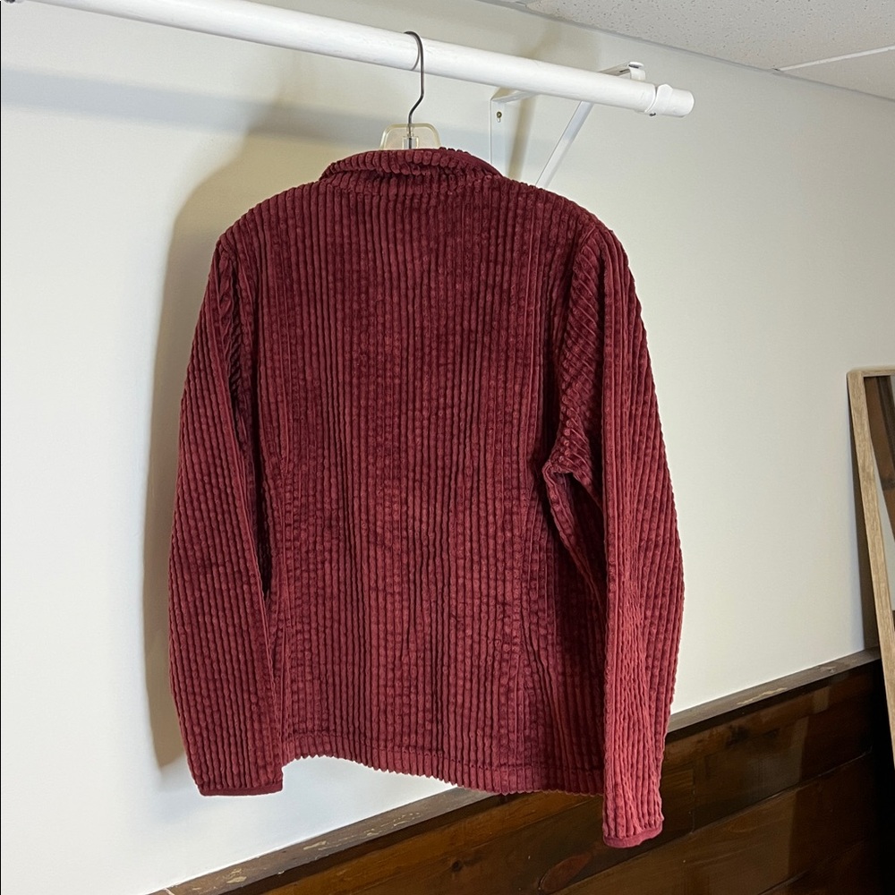 Woolrich Women's Dark Ruby Corduroy Jacket - M - Picture 2 of 7